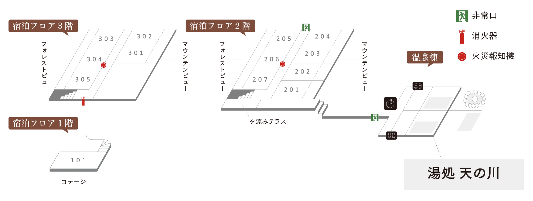 里山十帖 客室のご案内