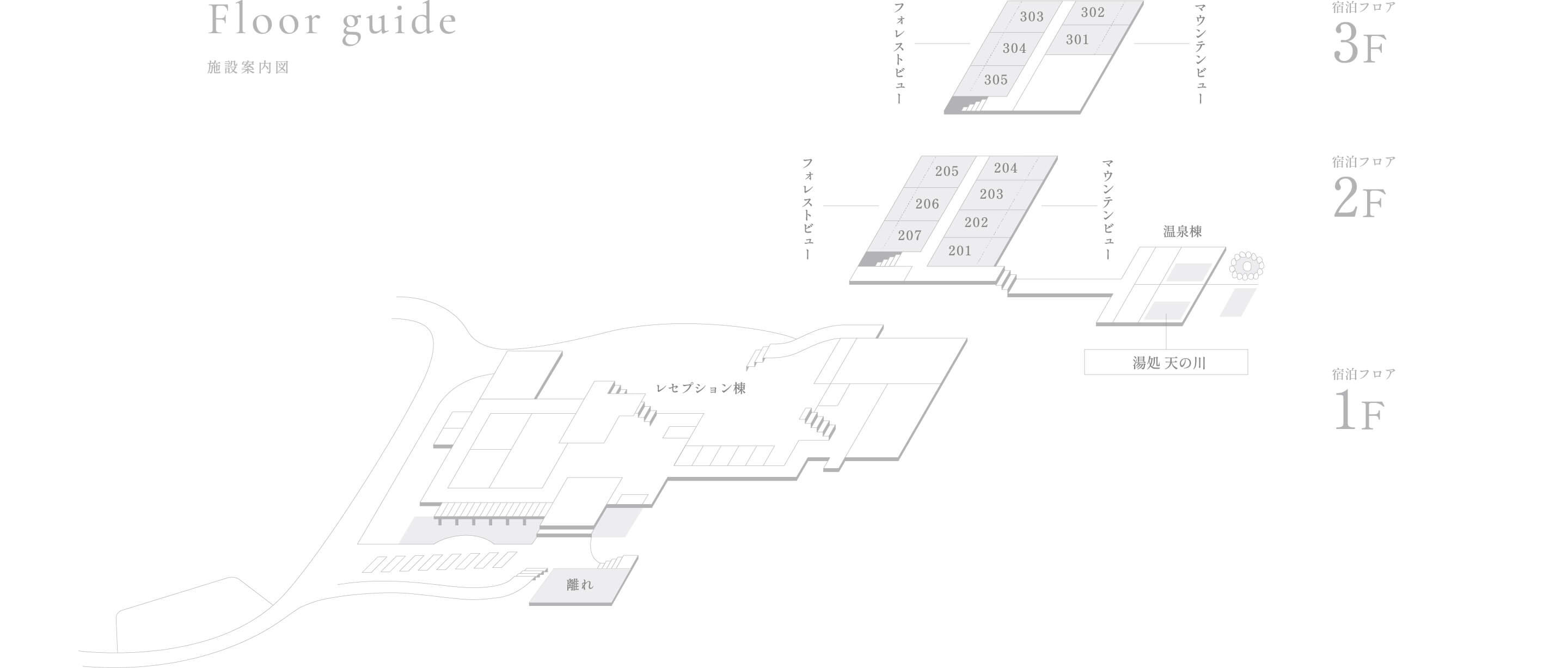 Floor guide 施設案内図